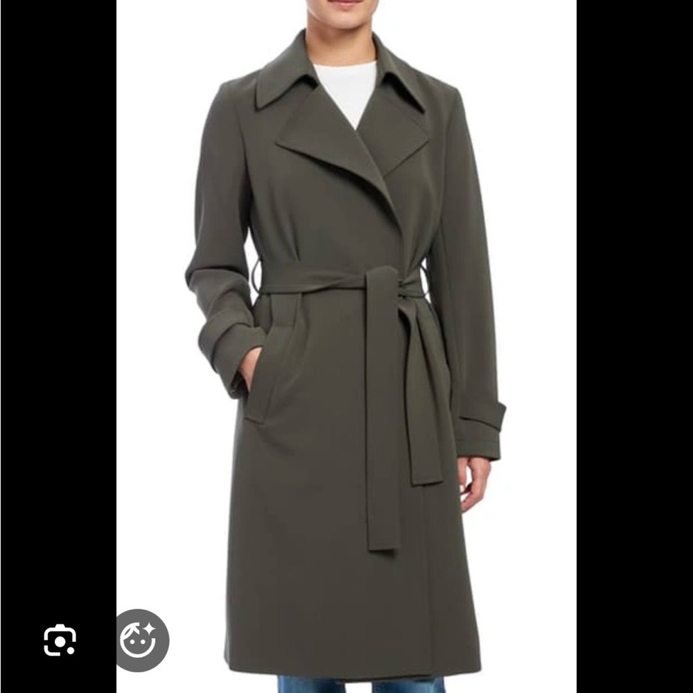 Theory Oaklane Trench in Olive